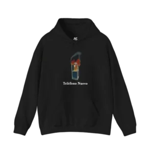 BURNING TELEPHONE TOUR DATES HOODIE BLACK