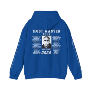 SIGNATURE MUGSHOT TOUR DATES HOODIE BLUE